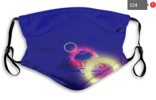 NFL New York Giants #2 Dust mask with filter->nfl dust mask->Sports Accessory